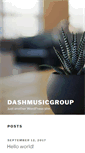 Mobile Screenshot of dashmusicgroup.com